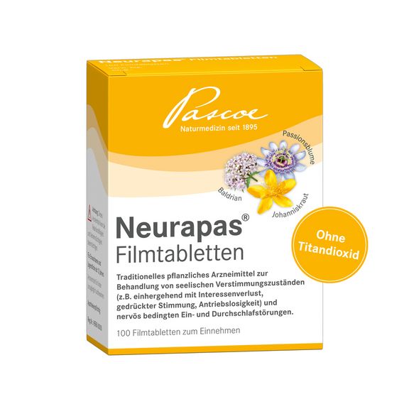 Neurapas Balance 100 Tabletten Packshot PZN 01498143