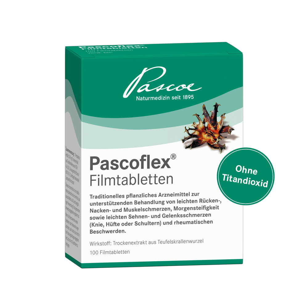 Pascoflex Pascoe Naturmedizin 100Tab (Verpackung)