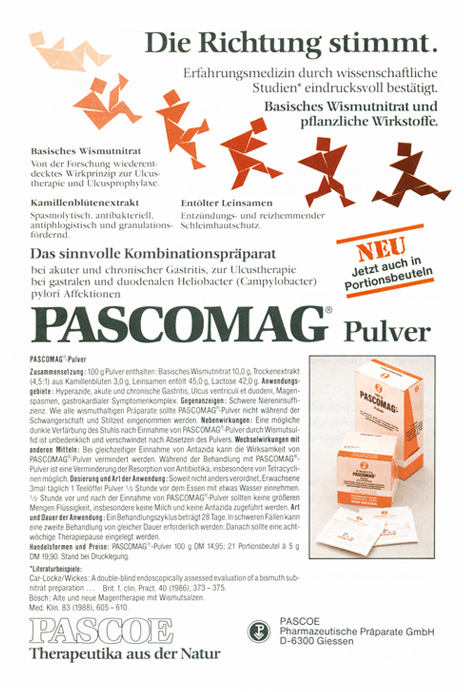 Historische Anzeige Pascomag 1990